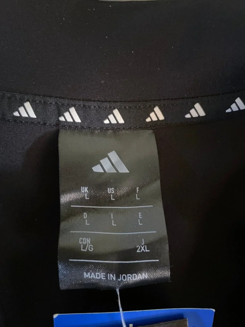 NEW Adidas Men's 1/4 Zip Layer Pullover L NWT Black Long Sleeve JW8907